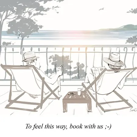 Апартаменты Marriott : 2 Beds/2 Baths Sea View Канны